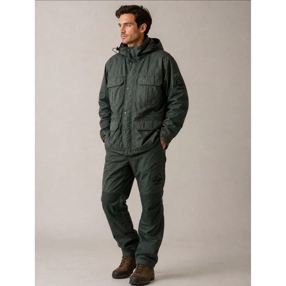 Cabelas Mens Gore-Tex Hunting Suit Jacket Pants Set Green Size L